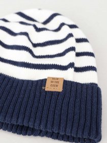 Шапки та кепки H&M модель 0834387_т.синій з білим Фото