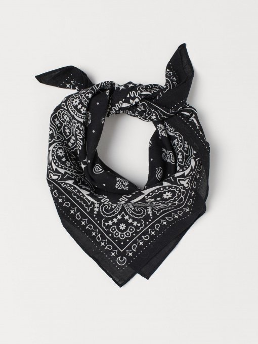 Шарфы и платки H&M модель 0755487_чорний з білим Фото