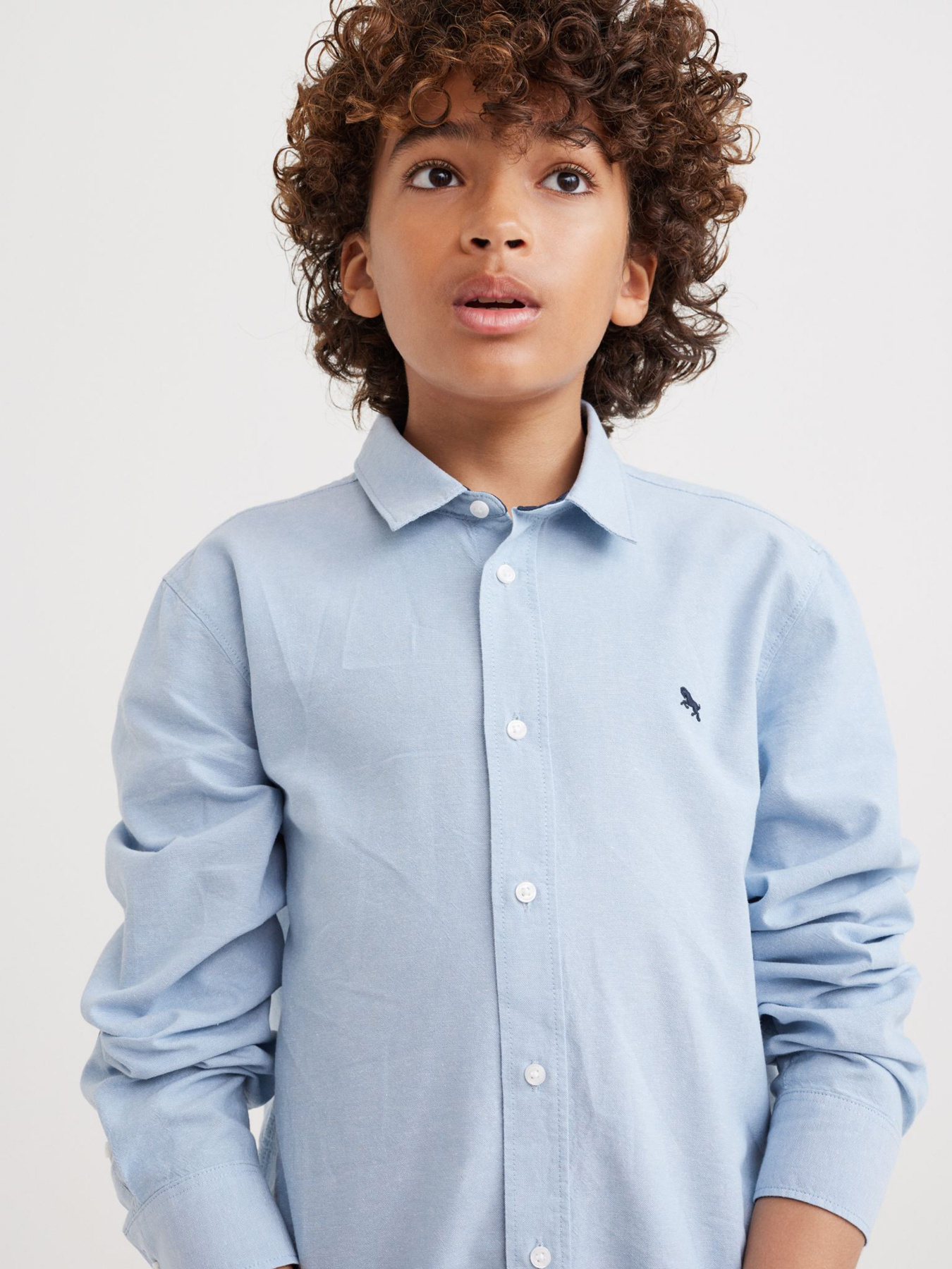 Рубашки H&M модель 0688464_с.синій Фото