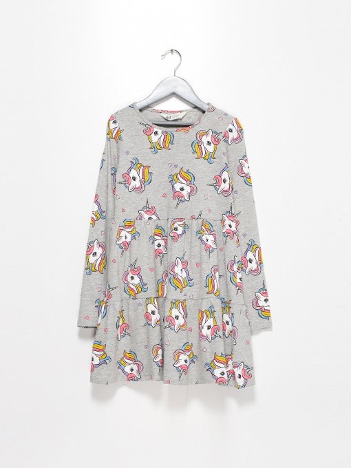 Платья H&M модель 0912312_сірий комб. Фото