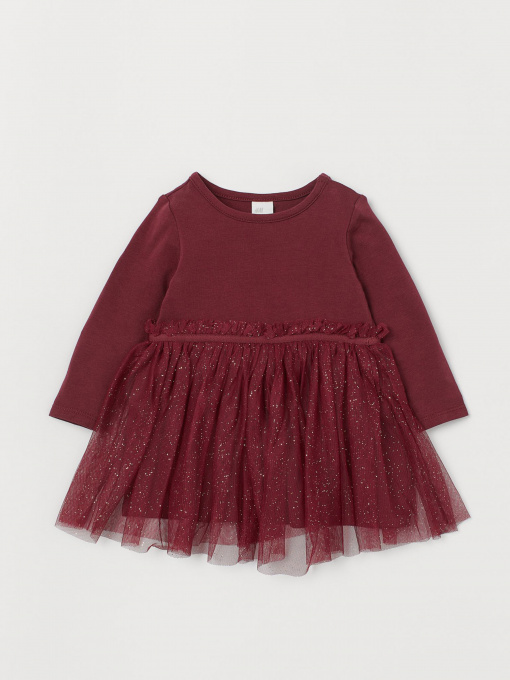 Платья H&M модель 0873109_бордовий Фото