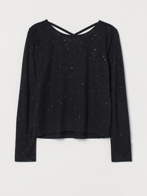 Худи и свитшоты H&M модель 0887809_чорний комб. Фото