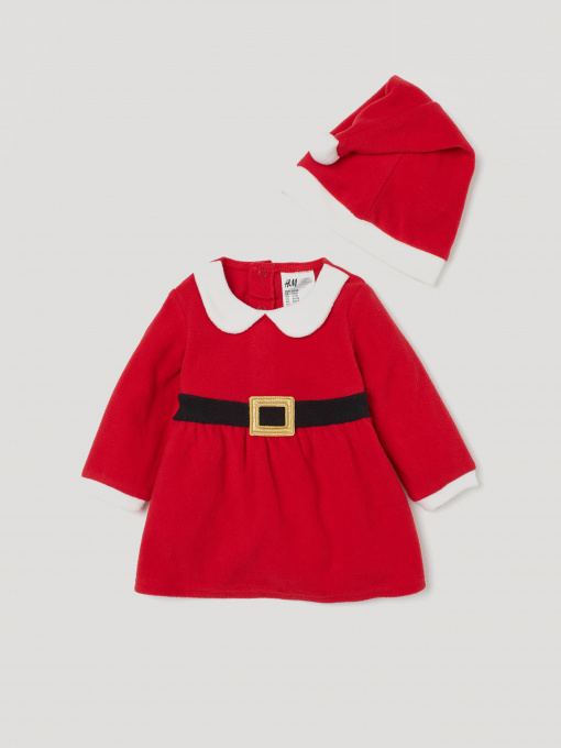 Одяг для немовлят H&M модель 0786207_червоний_сукня Фото