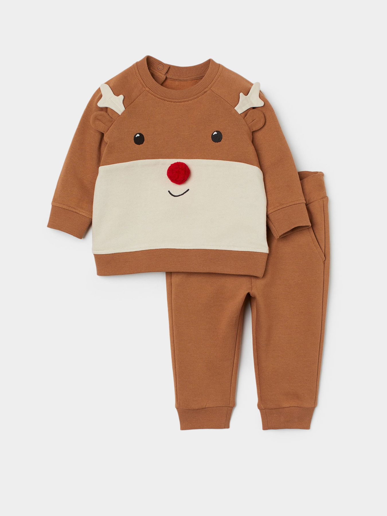 Одяг для немовлят H&M модель 0791589_бежевий комб. Фото