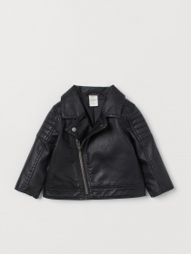 Куртки та дублянки H&M модель 0864547_чорний Фото