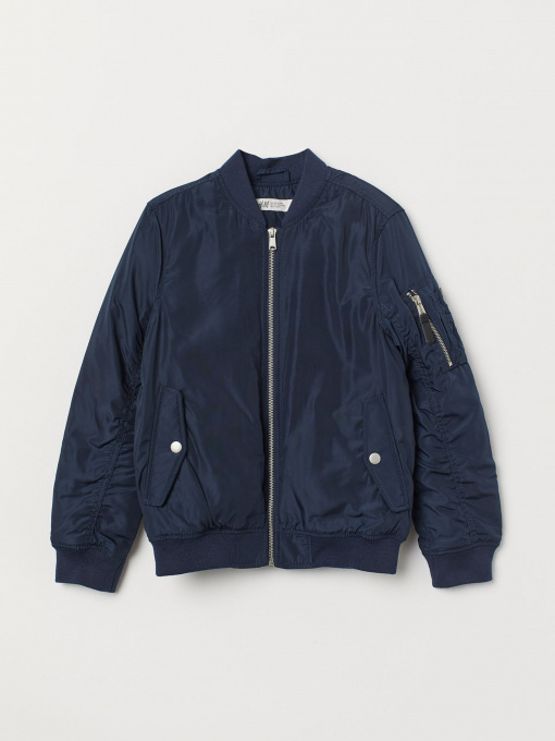 Куртки та дублянки H&M модель 0686707_т.синій Фото