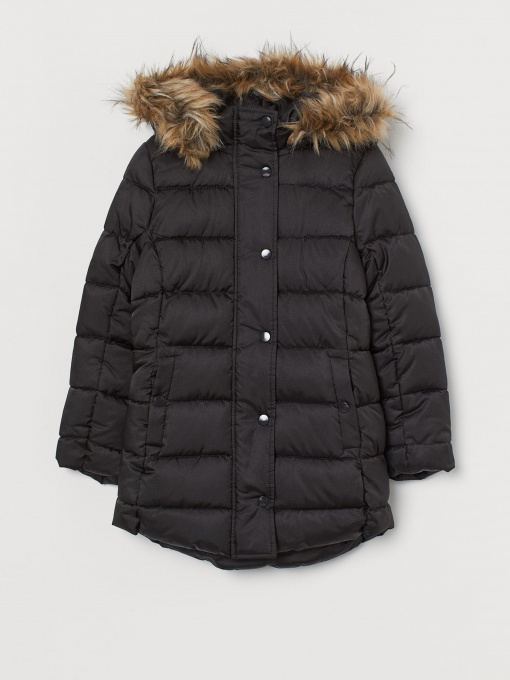 Куртки та дублянки H&M модель 0872135_чорний Фото