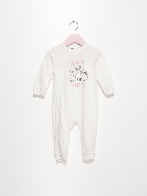 Одяг для немовлят H&M модель 0769102_білий комб. Фото
