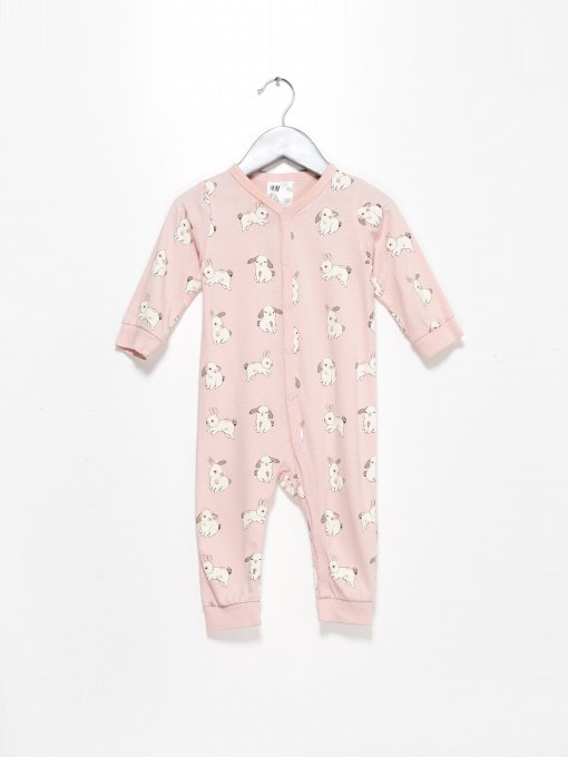 Одяг для немовлят H&M модель 0769102_с.рожевий комб. Фото