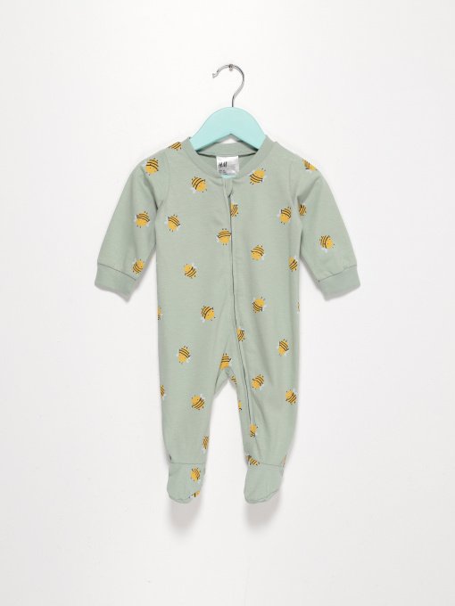 Одежда для младенцев H&M модель 0310091_с.зелений комб. Фото