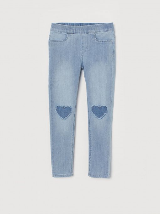 Брюки H&M модель 0739802_блакитний Фото