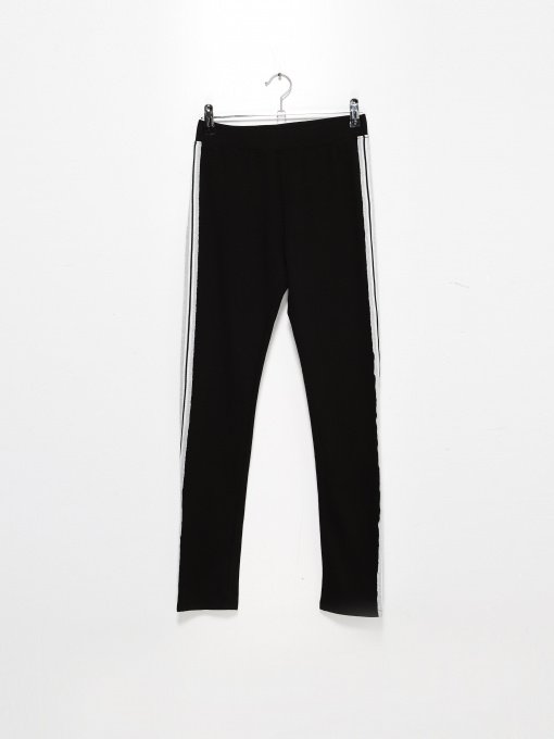 Брюки H&M модель 0865977_чорний комб. Фото