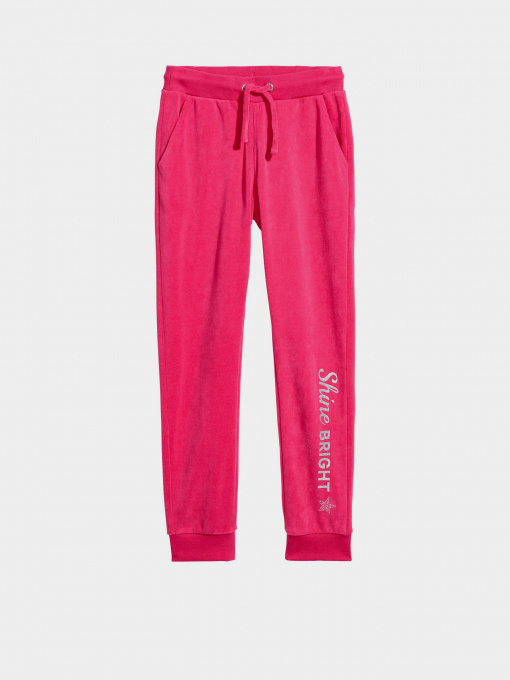 Брюки H&M модель 0543497_рожевий Фото