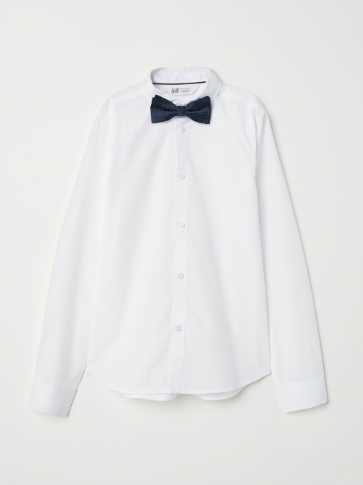 Рубашки H&M модель 0579165_білий Фото