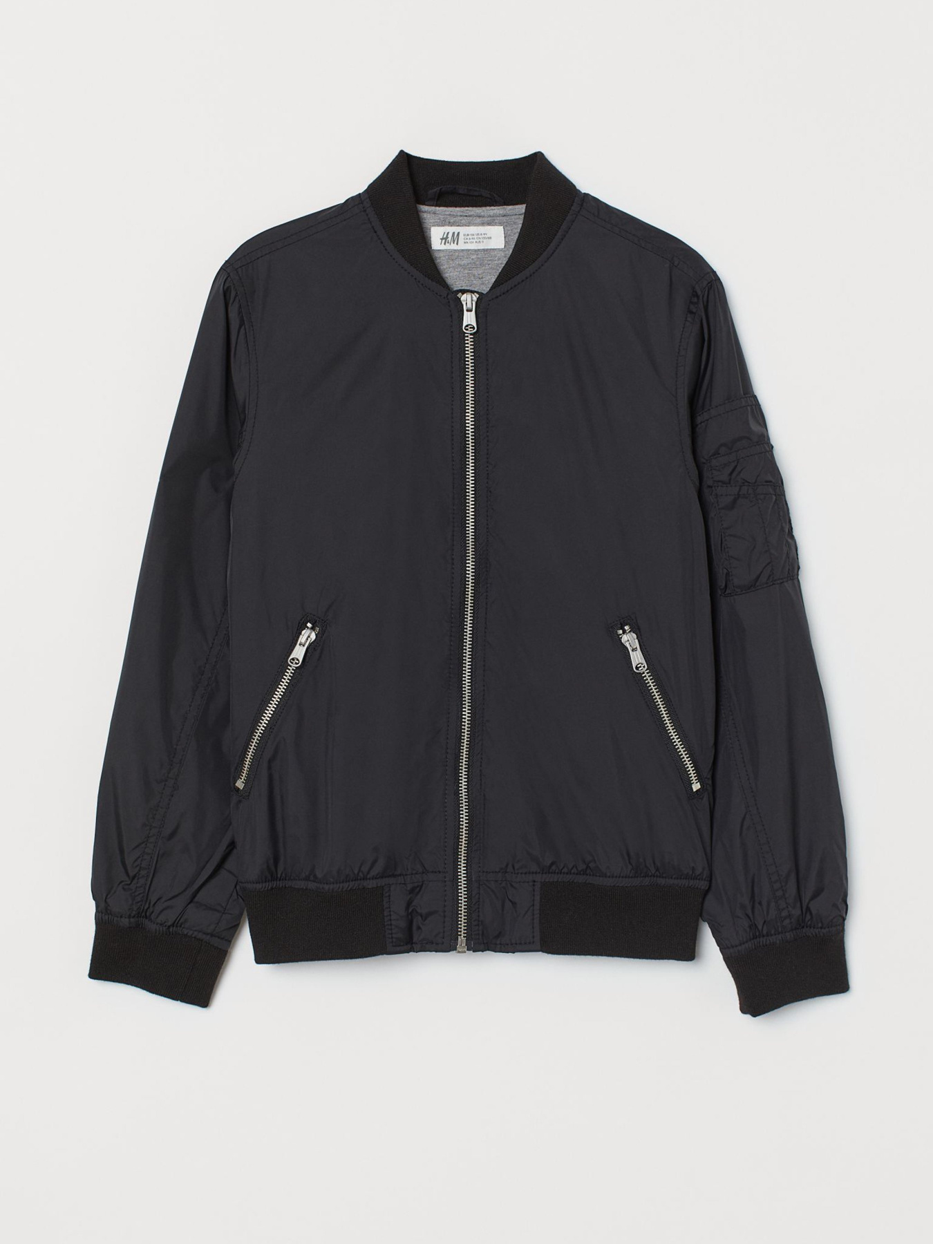 Куртки та дублянки H&M модель 0803565_чорний Фото