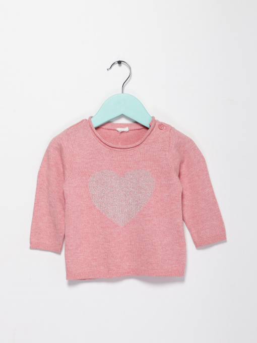 Свитры и кардиганы H&M модель 0219299_рожевий комб. Фото