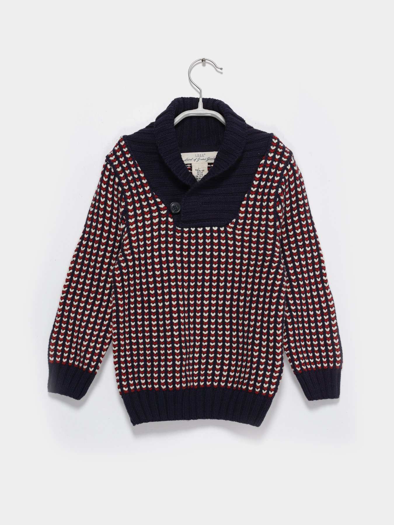 Свитры и кардиганы H&M модель 0389094_т.синій комб. Фото