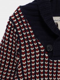 Свитры и кардиганы H&M модель 0389094_т.синій комб. Фото
