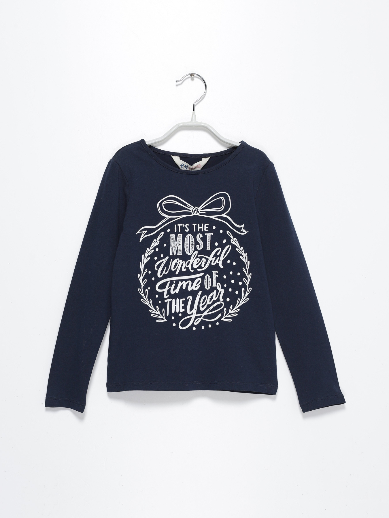 Худі та світшоти H&M модель 0390085_т.синій з білим Фото