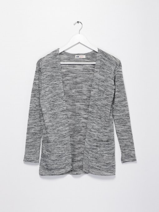 Свитры и кардиганы H&M модель 0393855_сірий комб. Фото