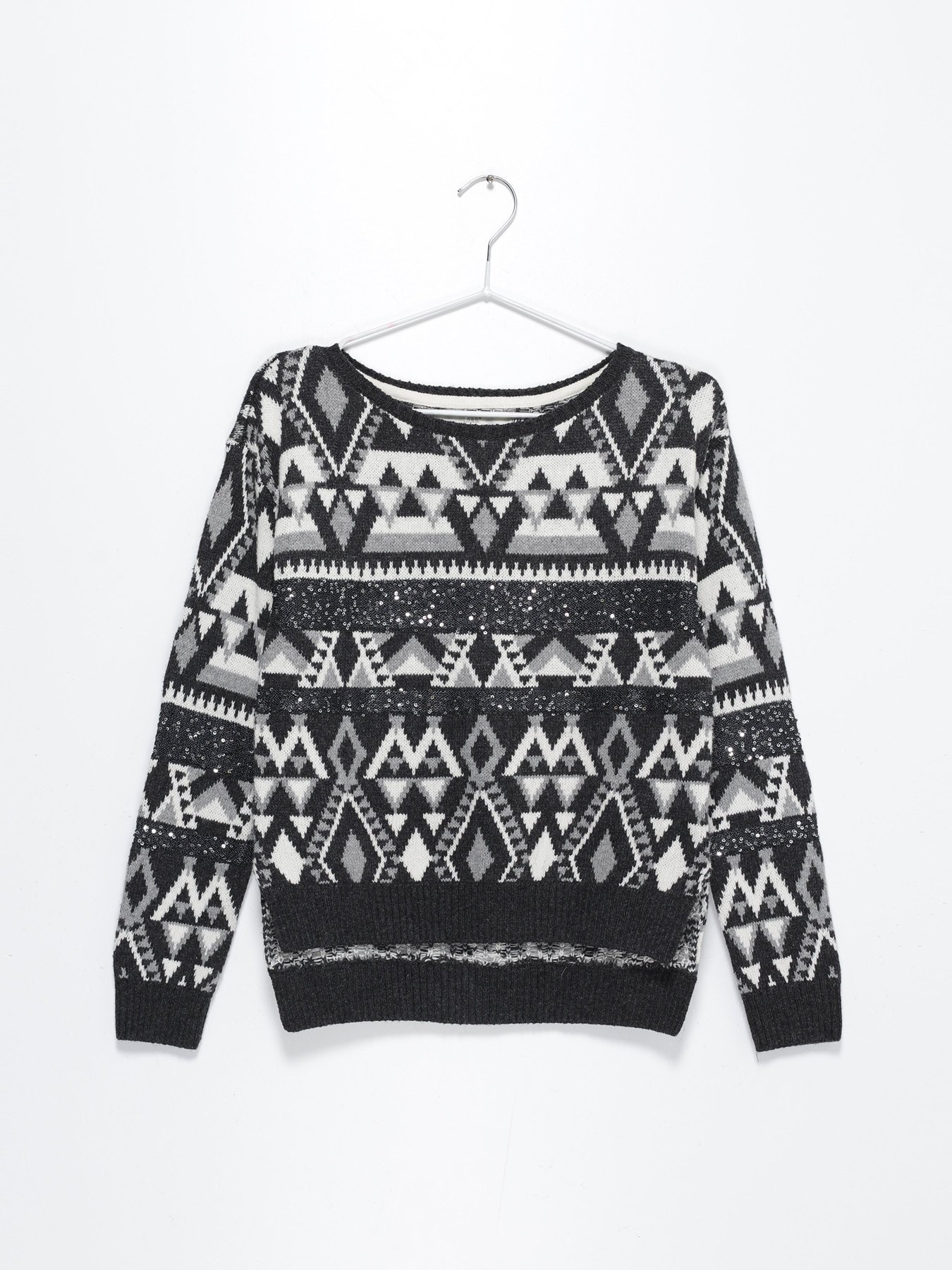 Свитры и кардиганы H&M модель 0399041_т.сірий комб. Свитры и кардиганы H&M модель 0399041_т.сірий комб. Фото