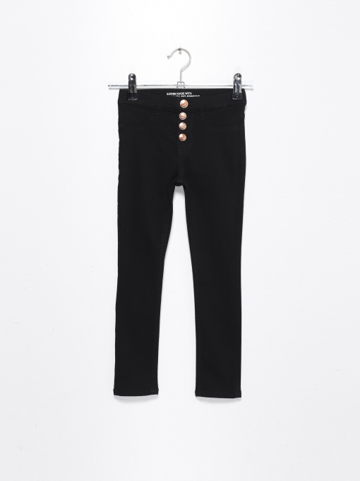 Брюки H&M модель 0410495_чорний Фото