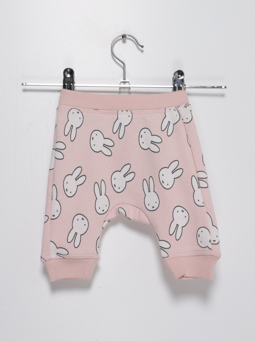 Брюки H&M модель 0511248_рожевий комб. Фото