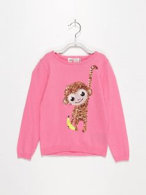 Свитры и кардиганы H&M модель 0549390_рожевий комб. Фото
