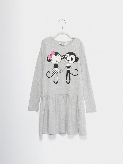 Сукні H&M модель 0565186_сірий комб. Фото