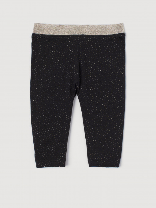 Брюки H&M модель 0814182_чорний комб. Фото