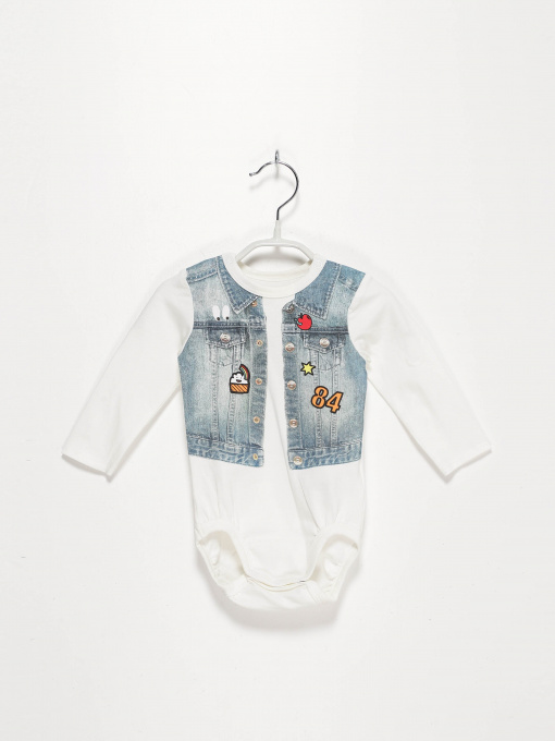 Одежда для младенцев H&M модель 05841120_білий комб. Фото