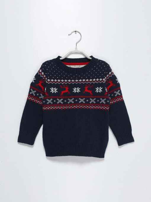 Светри та кардигани H&M модель 0638874_т.синій комб. Фото