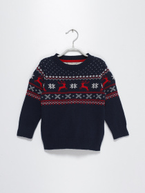 Светри та кардигани H&M модель 0638874_т.синій комб. Фото
