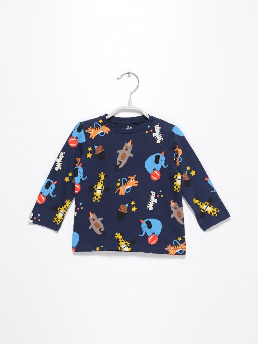 Худі та світшоти H&M модель 0679633_т.синій комб. Фото