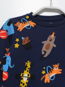 Худі та світшоти H&M модель 0679633_т.синій комб. Фото