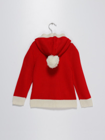 Свитры и кардиганы H&M модель 0684103_червоний комб. Фото