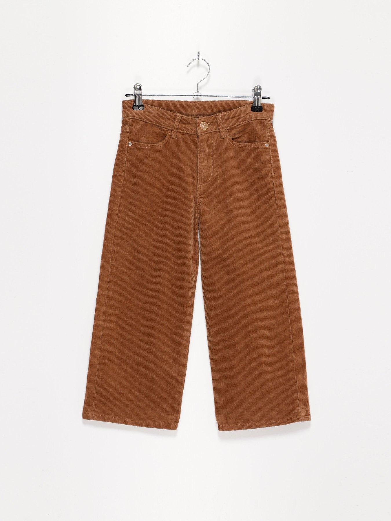 Брюки H&M модель 0762767_коричневий Фото