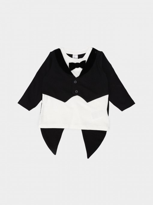 Худі та світшоти H&M модель 0808966_білий з чорним Фото