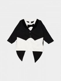 Худі та світшоти H&M модель 0808966_білий з чорним Фото