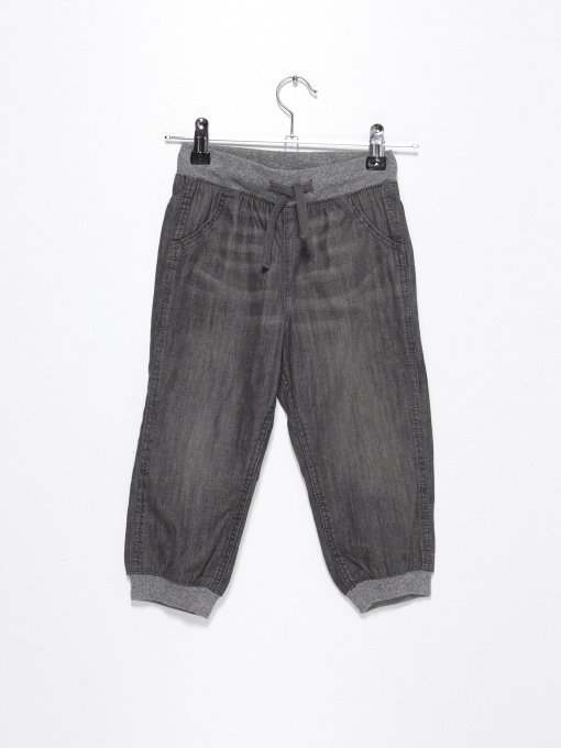 Брюки H&M модель 0834439_синій з сірим Фото