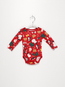 Одежда для младенцев H&M модель 08664829B_червоний комб. Фото