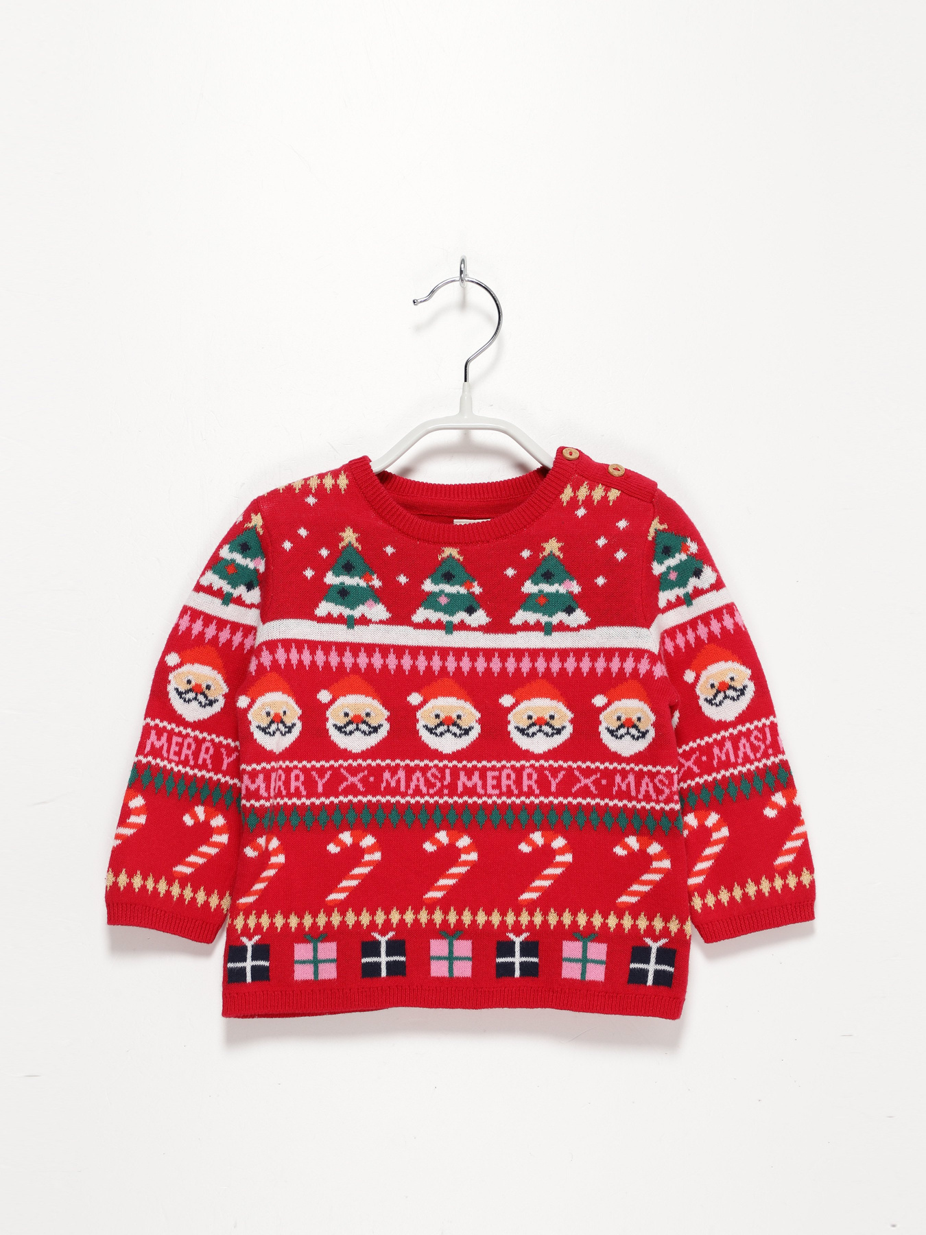 Свитры и кардиганы H&M модель 0869554_червоний комб. Свитры и кардиганы H&M модель 0869554_червоний комб. Фото