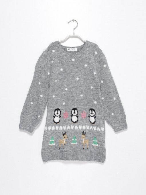 Сукні H&M модель 0872215_сірий комб. Фото