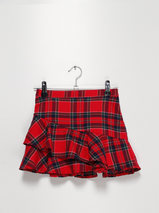 Юбки H&M модель 0872573_червоний комб. Фото