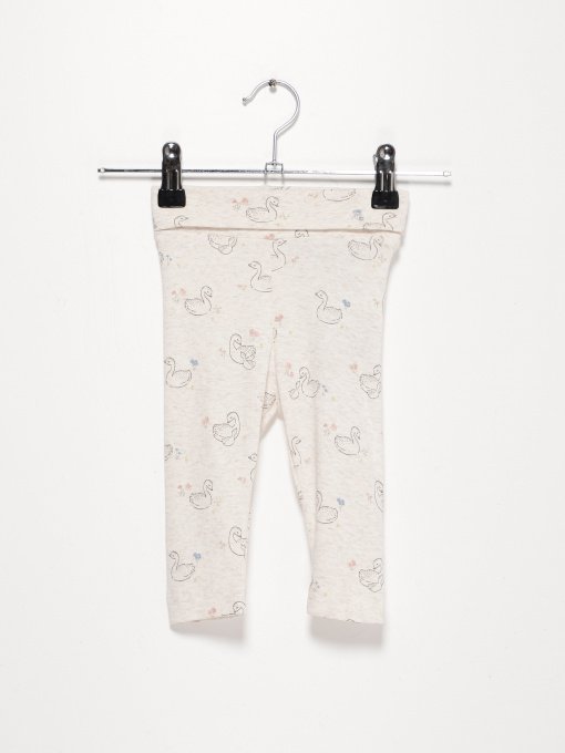 Брюки H&M модель 0814299_с.бежевий комб. Фото