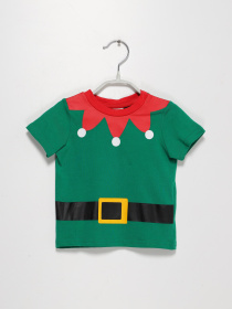 Футболки і поло H&M модель 09500558_зелений комб. Фото