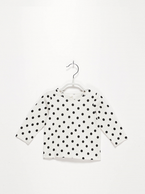 Худі та світшоти H&M модель 0152526_білий з чорним Фото