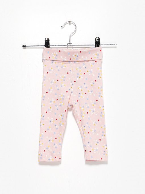 Брюки H&M модель 0694297_рожевий комб. Фото