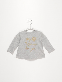 Худи и свитшоты H&M модель 0314479_сірий комб. Фото