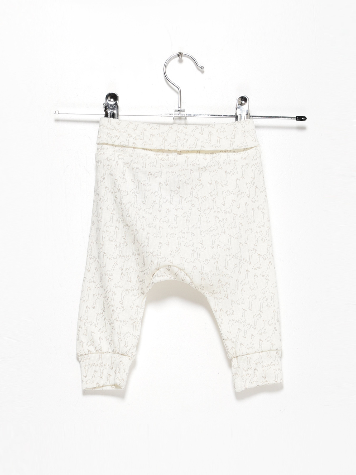 Брюки H&M модель 0827227_білий комб. Фото